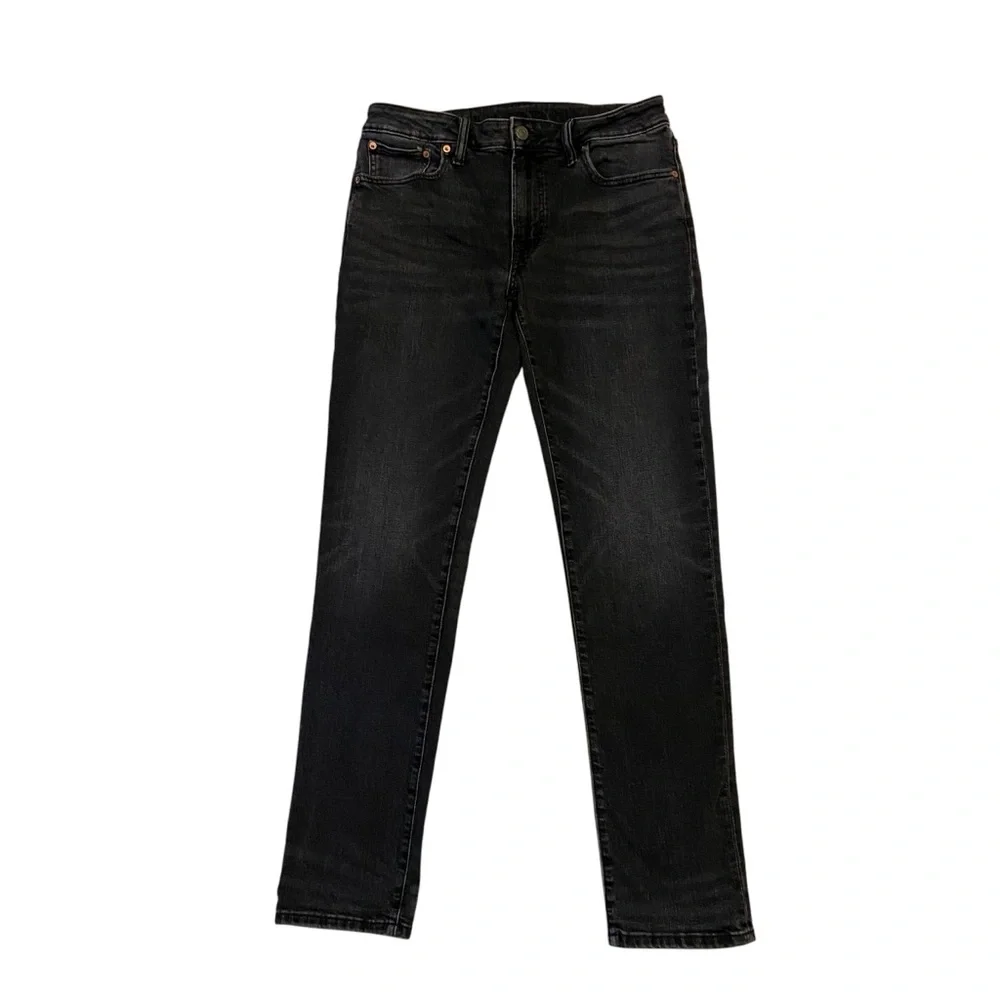 AMERICAN EAGLE Airflex+ Slim Fit Jeans Black Mens 32x32 Stretch Denim